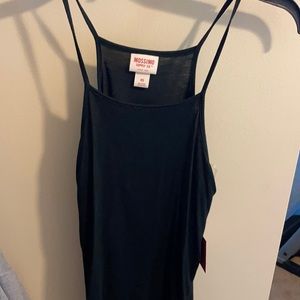 Black tank top new with tags